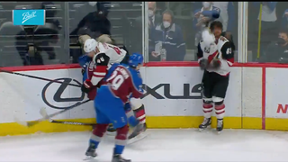 Nathan MacKinnon’s helmet toss sums up the Arizona Coyotes